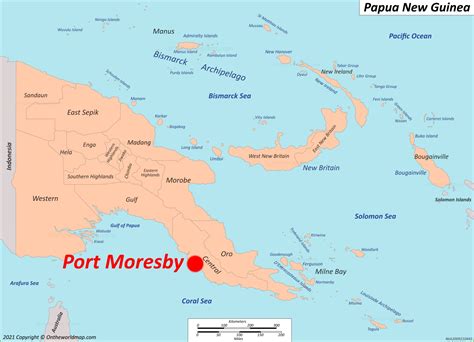 Port Moresby Map .